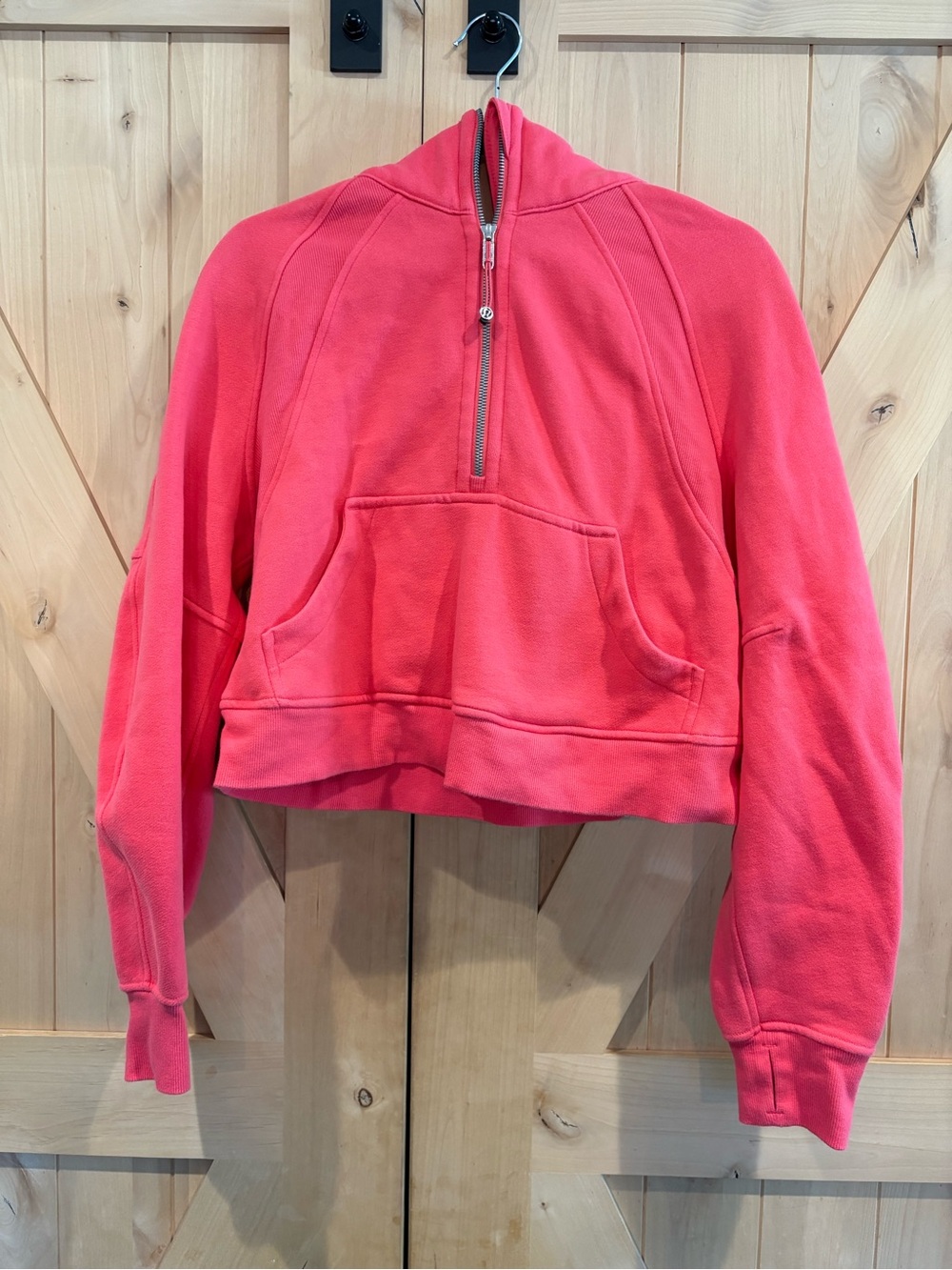 lululemon athletica Pink Half-Zip Cropped Hoodie - Picture 2 of 6